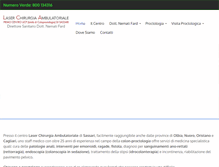 Tablet Screenshot of laserchirurgiaambulatoriale.it